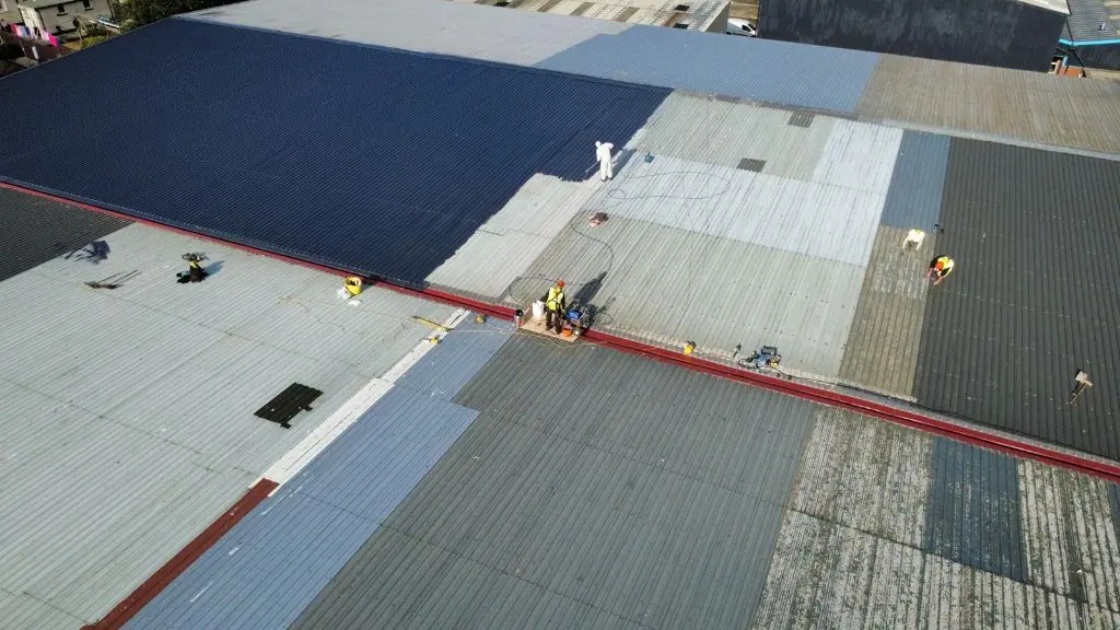 Existing commercial asbestos-cement roof considered for coating